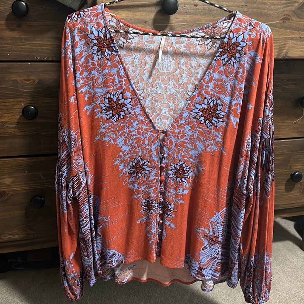 Free People flowy blouse